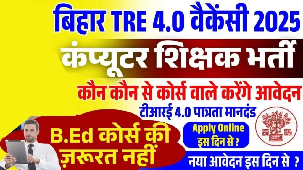 Bihar Computer Teacher Vacancy 2025